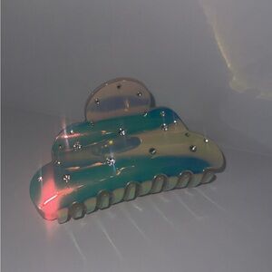 Iridescent Hair Claw Clip